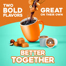 The Original Donut Shop, Duos Nutty + Caramel Medium Roast K-Cup Coffee Pods, 24 Count