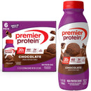(4 pack) Premier Protein Shake, Chocolate, 30g Protein, 11.5 Fl Oz, 6 Ct