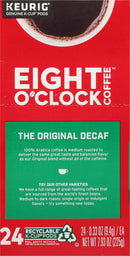 Eight O'Clock Original Decaf K-Cup Coffee, 24 Count