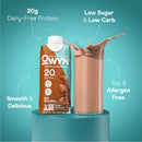 OWYN Plant-Based 20g Protein Shake, Dark Chocolate, 11.15 oz, 12 Count