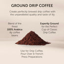 illy Ground Drip Coffee, Classico Medium Roast, 100% Arabica, 8.8 oz, 6 Pack