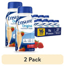 (2 pack) Ensure Original Nutrition Shake, 9g Protein, Strawberry, 8 fl oz - 16 Pack