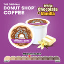 The Original Donut Shop, Duos White Chocolate + Vanilla Medium Roast K-Cup Coffee Pods, 24 Count