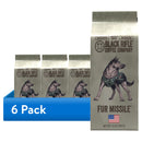 (6 pack) Black Rifle Coffee Company Fur Missile, Medium Roast, Ground Coffee, 12 oz