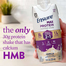 Ensure Max Protein Shake, 2-in-1 Muscle Support, 30g Protein, Vanilla, 11 fl oz, 12 Pack