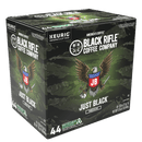 Black Rifle Coffee Company Just Black K Cups Pods, Medium Roast, 44 Ct
