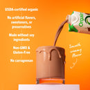 Orgain Organic Nutrition Shake, Grass Fed Protein, Creamy Chocolate Fudge 11oz, 12ct