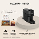 Nespresso Vertuo Pop Coffee and Espresso Maker by De'Longhi, Liquorice Black