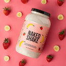 Naked Shake - Vegan Protein Powder, Strawberry Banana - Flavored Plant Based Protein With Mct Oil, Gluten-Free, Soy-Free, No Gmos Or Artificial Sweeteners - 30 Servings