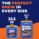 Maxwell House Dark Silk Dark Roast Ground Coffee, 24.5 oz Canister