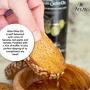 Atlas 3 LT Organic Cold Press Extra Virgin Olive Oil with Polyphenol Rich from Morocco | Newly Harvested Unprocessed from One Single Family Farm | Moroccan EVOO Trusted by Michelin Star Chefs