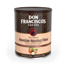 (6 pack) Don Francisco's Hawaiian Hazelnut Ground Flavored Coffee: Rich, Aromatic 100% Arabica Beans - (10 oz Recyclable Can)