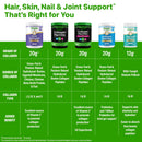 Orgain Grass-Fed & Pasture Raised Collagen Peptides + Prebiotic & 1 Billion CFU Probiotics, Unflavored, 1lb
