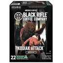 (4 pack) Black Rifle Coffee Company Kodiak Attack K Cups Pods, Medium Roast, 22 Ct