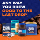 (6 pack) Maxwell House Dark Silk Dark Roast Ground Coffee, 24.5 oz Canister