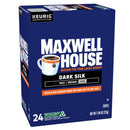 Maxwell House Dark Silk Dark Roast Keurig K-Cup Coffee Pods, 24 Count Box
