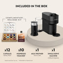 Nespresso Vertuo Pop+ Coffee Machine with Milk Frother, Liquorice Black