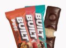 BUILT Puff Protein Bars, Variety Pack, 15g-17g Protein - 12 Count