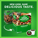 (4 pack) Green Mountain Coffee Hazelnut Flavored K-Cup Pods, Light Roast, 24 Count for Keurig Brewers