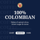 Victor Allen's Coffee 100% Colombian Coffee, Medium Roast, 120 Count, Single Serve Coffee Pods for Keurig K-Cup Brewers