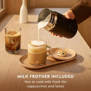 Nespresso Vertuo Pop+ Coffee Machine with Milk Frother, Liquorice Black