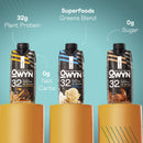 OWYN Pro Elite Plant Based Protein Shake, Nutrition Drink, Chocolate, 32g Protein, 11.15 oz, 12 Pack