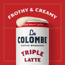 La Colombe Triple Draft Latte Cold Brew Ready-to-Drink Coffee, 11 fl oz, 12 Pack Cans