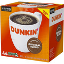 Dunkin' Donuts 2091512 Original Blend Coffee K-Cup Pods Medium Roast 44/Box (006933)