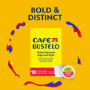 Café Bustelo Espresso Style Dark Roast Coffee Pods, 60 Count