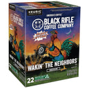 (4 pack) Black Rifle Coffee Company Wakin the Neighbors High Caffeine Keurig K-Cup Pods, Medium Roast, 22 Ct