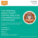 The Original Donut Shop One-Step Cinnamon Dulce Cappuccino, K-Cups, 80 Count