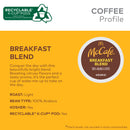 McCafe, Breakfast Blend Light Roast K-Cup Coffee Pods, 24 Count