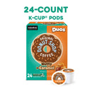 The Original Donut Shop, Duos Nutty + Caramel Medium Roast K-Cup Coffee Pods, 24 Count