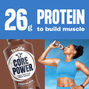 Core Power Protein Shake, Chocolate, 26g Bottle, 14oz, 12 Pack