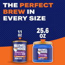 Maxwell House French Roast Dark Roast Ground Coffee, 25.6 oz Canister