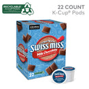 Swiss Miss Milk Chocolate Hot Cocoa, K-Cup Pods, 22 Count