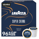 Lavazza Super Crema, Single Serve Keurig® K-Cup® Pods, Medium Espresso Roast Coffee, 1 Box, 96 Count