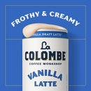 La Colombe Vanilla Draft Latte Cold Brew Ready-to-Drink Coffee, 11 fl oz, 12 Pack Cans