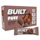 BUILT Puff Protein Bars, Variety Pack, 15g-17g Protein - 12 Count
