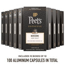 Peet's Coffee Espresso Capsules, Dark Roast, Nerissimo, 100 Count