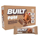 BUILT Puff Protein Bars, Variety Pack, 15g-17g Protein - 12 Count