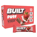 BUILT Puff Protein Bars, Variety Pack, 15g-17g Protein - 12 Count