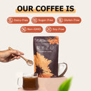 RYZE SUPERFOODS RYZE n Shine Bundle, USDA Organic Mushroom Medium Roast Coffee + Probiotic Coffee Creamer with 6 Adaptogenic Mushrooms for Better Energy, Focus, Digestion, Immunity, 30 + 30 Servings