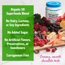 Orgain Organic Vegan 21g Protein Powder + 50 Superfoods, Plant Based, Chocolate 1.12lb