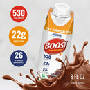 BOOST Very High Calorie Nutritional Drink, Chocolate, 8 fl oz (Pack of 24)