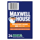 (4 pack) Maxwell House Breakfast Blend Mild Roast K-Cup® Coffee Pods, 24 Count Box