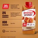 (2 pack) Premier Protein Shake, Caramel, 30g Protein, 11 fl oz, 12 Ct
