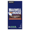(4 pack) Maxwell House 100% Colombian Medium Roast K-Cup® Coffee Pods, 24 Count Box