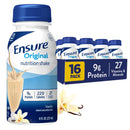 (2 pack) Ensure Original Nutrition Shake, 9g Protein, Vanilla, 8 fl oz - 16 Pack