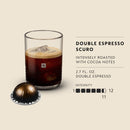 Nespresso Capsules Vertuo, Double Espresso Scuro, Dark Roast Espresso Coffee, 30-Count Coffee Pods